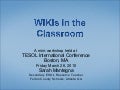 Tesol 2010 Wiki Presentation