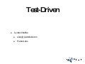 Test Driven