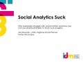 Social Analytics Suck