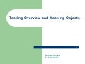 Testing and Mocking Object - The Art of Mocking.