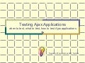 Testing Ajax Web Applications