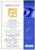 Testo HACCP Accreditation