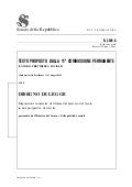 Testo ddl senato