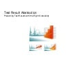 Test result abstraction