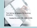 Test Taking Strategies For Nursing Students