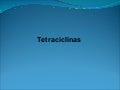 Tetraciclinas