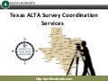 Texas ALTA Survey Coordination Services