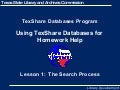 Tex Share Homework Help Lesson 1
