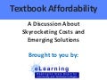 Textbook Affordability