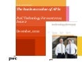 Business Value of APIs - TFG 2012 Issue2  (Webcast)