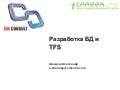 Разработка БД и TFS