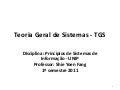 Teoria Geral de Sistemas
