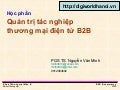 Thảo luận về môi trường kinh doanh TMDT