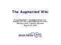The Augmented Wiki