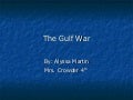 The Gulf War