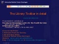 The Library Toolbar in Detail