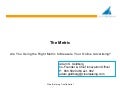 The Metric: Are You Using the Right Metric to Measure Your Online Advertising?