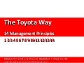 The Toyota Way- 14 Management Principles
