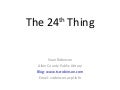 The 24th thing
