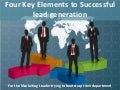The 4 key elements to successful lead generation
