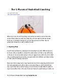 The 5 phases of basketball coaching