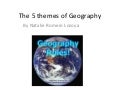 The 5 theme of geo