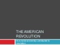 The American Revolution
