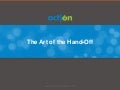 The Art of the Handoff Webinar