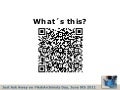 The #askarchivists qr code