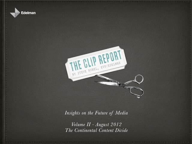 The Clip Report Volume II: The Cont...