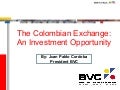 The Colombian Exchange Oct 2006