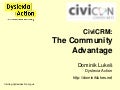 CiviCRM: The Community Advantage