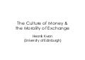 The Culture of Money (@Yonsei U.)