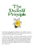 The Daffodil Principle