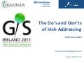 The Do’s and Don’ts of Irish Addressing