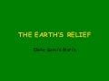 The  Earth’s relief