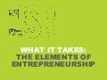 The elements of entrepreneurship -  statistics