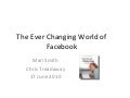 The Ever Changing World of Facebook - Facebook Marketing session 3 of 3