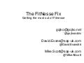 The Fitnesse Fix