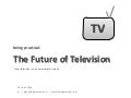 The Future Of Television