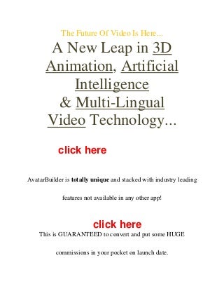 Top Guidelines Of Avatarbuilder Software