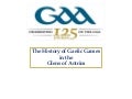 The Gaa In The Glens Of Antrim