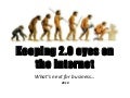 Keeping 2.0 Eyes on the Web (What&rsquo;s next for business?)