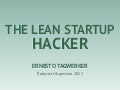 The Lean Startup Hacker
