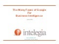 The Many Faces Of Google For Business Intelligence