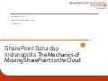The mechanics of moving share point to the cloud