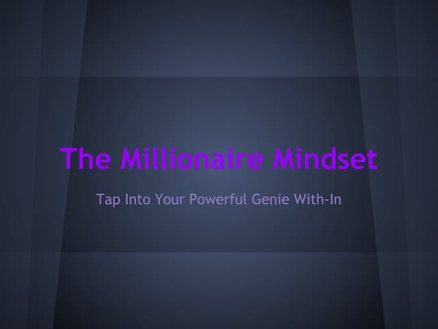 The millionairemindsetseries
