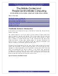 The Mobile Context and People-centric Mobile Computing