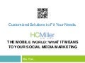 The mobile world  what it means to your social media marketing