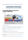 The MultiView MV800 Launching Event - Challenge MV800People!(SAMSUNG IMAGING)